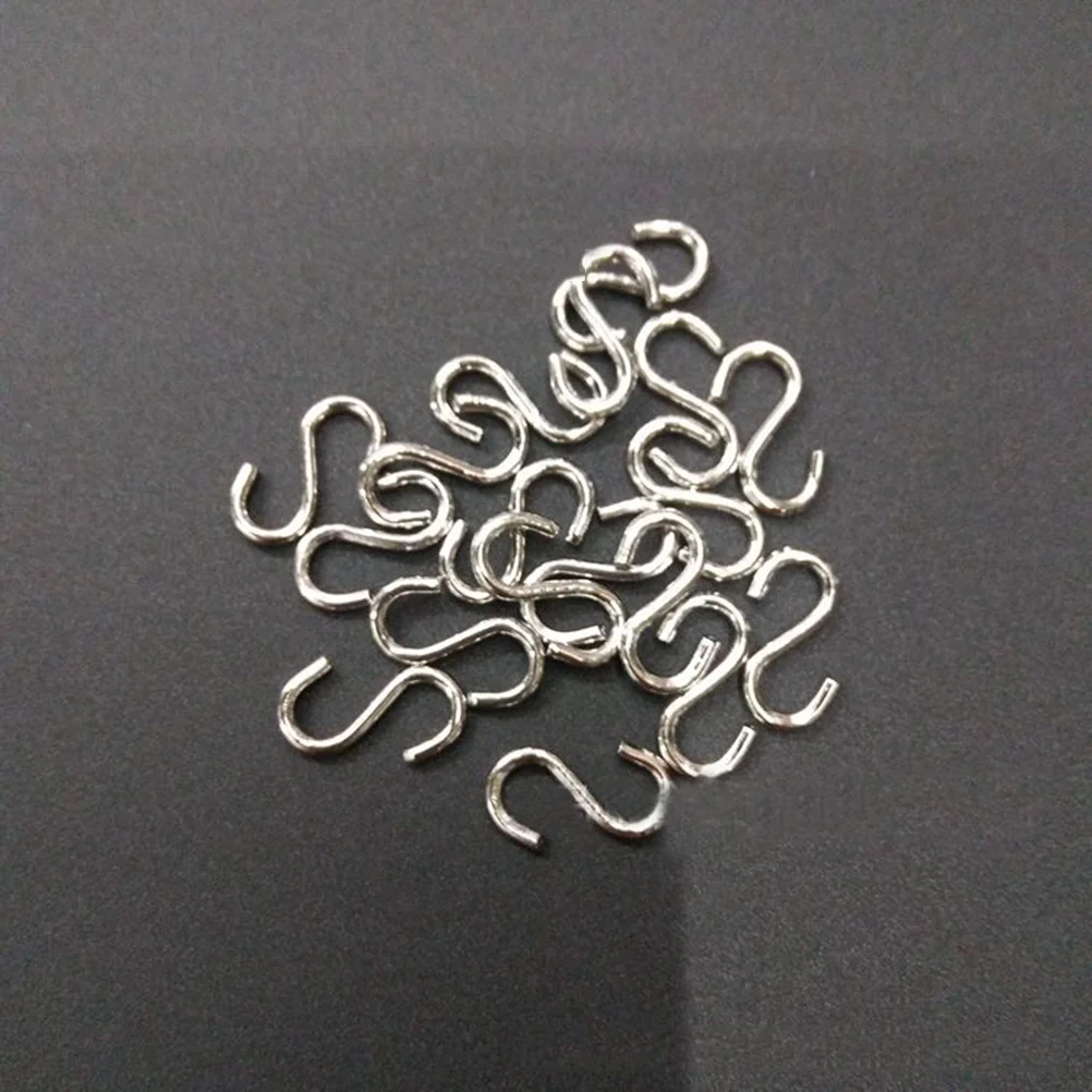 

100pcs Crachás Pentastase Kitchen Bedroom Hooks S-shaped Wire Hook Independência Do Dia Da Independência Bedia Storage Racks