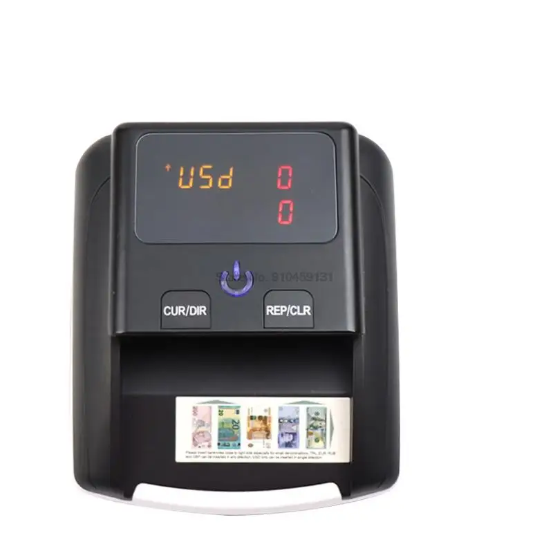 Euro/Dollar Money Checker Portable Mini Hand-held Commercial Cash Money Banknote Detector UV/MG/IR Counterfeit Detector AL-130