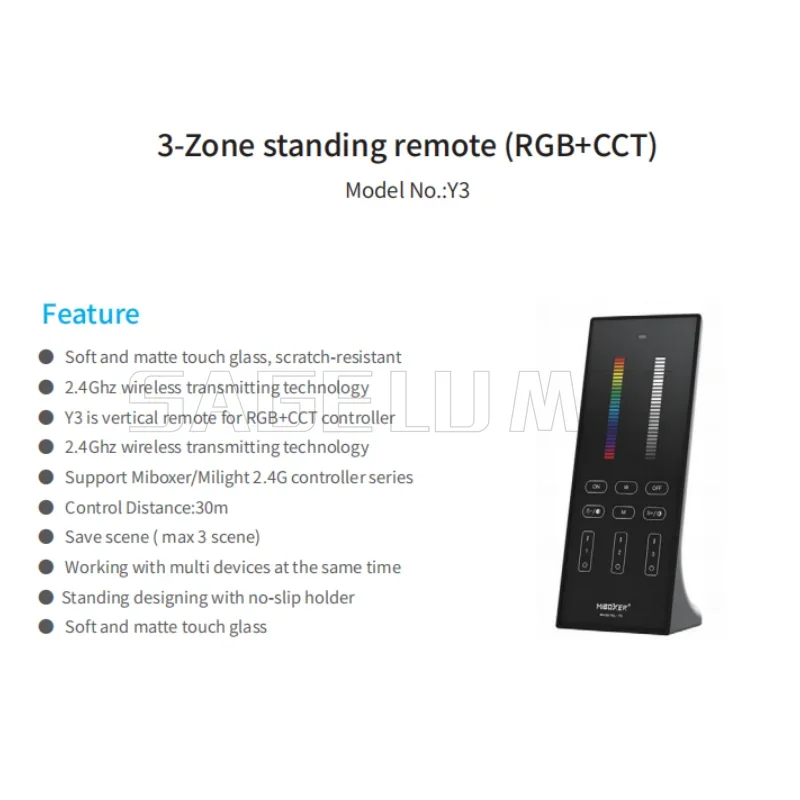 

Miboxer пульт дистанционного управления RGB+CCT для светодиодной ленты