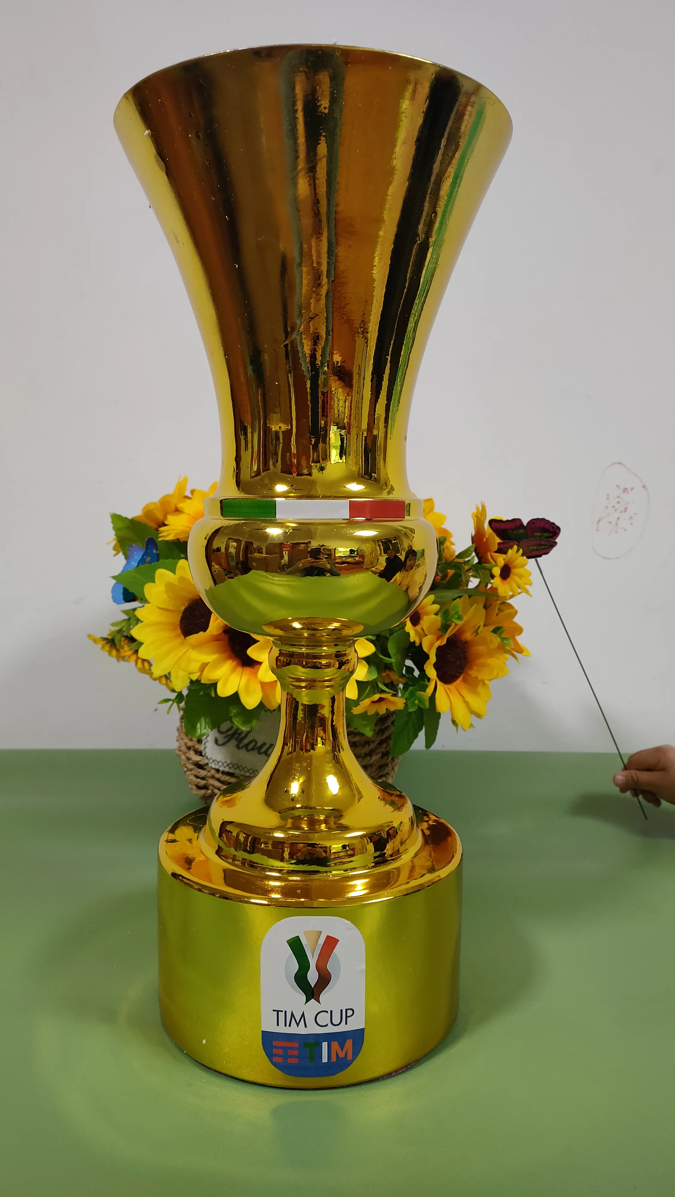 2021-22 Season The Coppa Italia Trophy Cup 44 CM Height The Champions Trophy Cup Inter Milan Fan's Souvenir