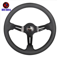 universal steering wheel 350mm 14inch leather racing car accessories wheel drift type racing game hot jdm non slip retrofit