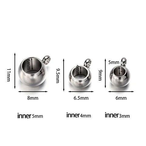 Бусины-разделители AGCFABS из нержавеющей стали 3 4 5 мм золотого цвета 20 шт