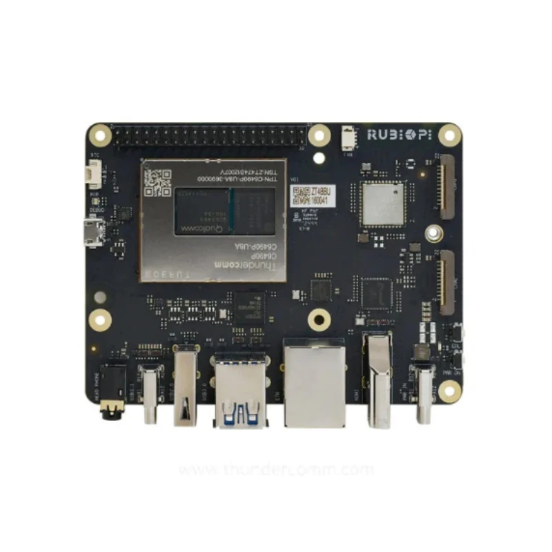 Фото Плата разработки Chipboard Rubik Pi 3 A: легкая плата на базе Android/Linux/Linux, с SDK, AI-модулем или NPU №2