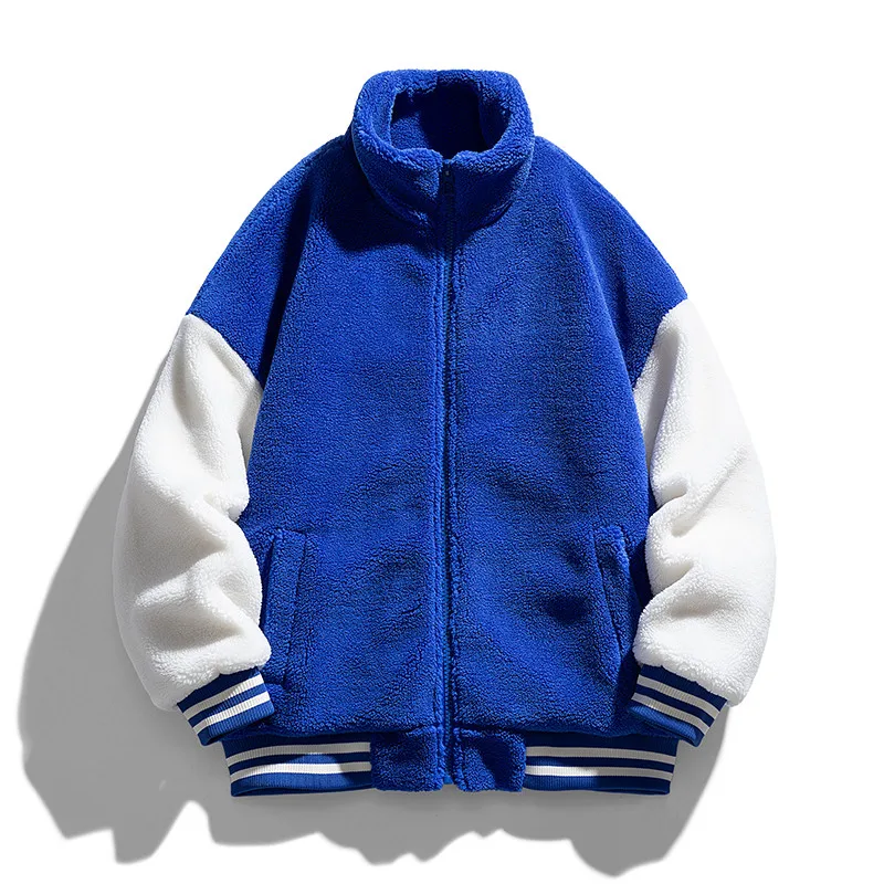 

Куртка мужская зимняя флисовая, удобная парка, утепленная уличная одежда в стиле пэчворк, теплая верхняя одежда