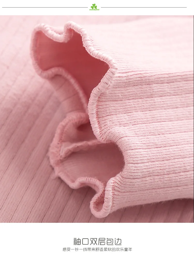 Girls Shirts Long Sleeve Tops For Kids Cotton Children's Thermal Underwear Turtleneck Kids Bottom Toddler Undershirt images - 6