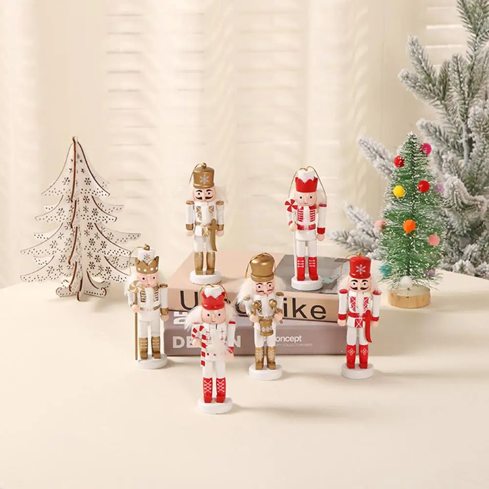 

5Pcs/Set Puppet Ornaments Fancy Colorful Fine Workmanship Decorative Wooden Puppet for Office Toy Ornaments Puppet Toys