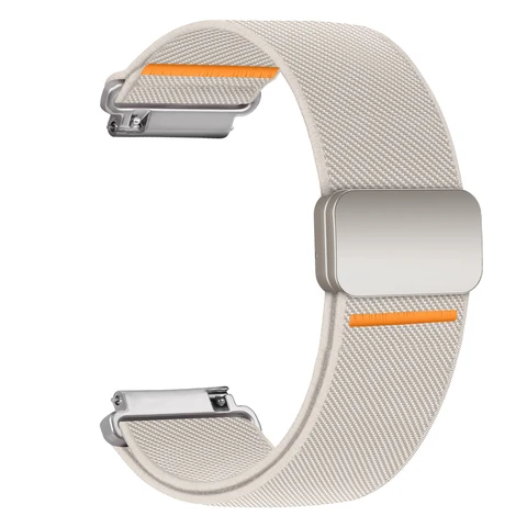 Нейлоновый магнитный ремешок для Samsung Galaxy Watch 7/FE/5/pro/6/4/Classic/Active 2, Huawei GT/5/4/3