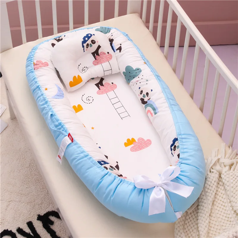 Crib Newborn Bed In Bed Bionic Womb Coaxing Sleep Artifact Baby Anti-shock Portable Foldable and Detachable