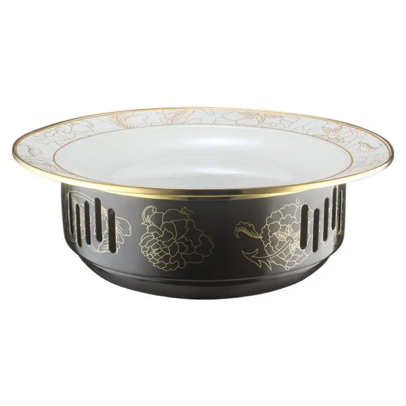 Креативная посуда раки и желудка сухой горшок курица морепродукты рыбья голова