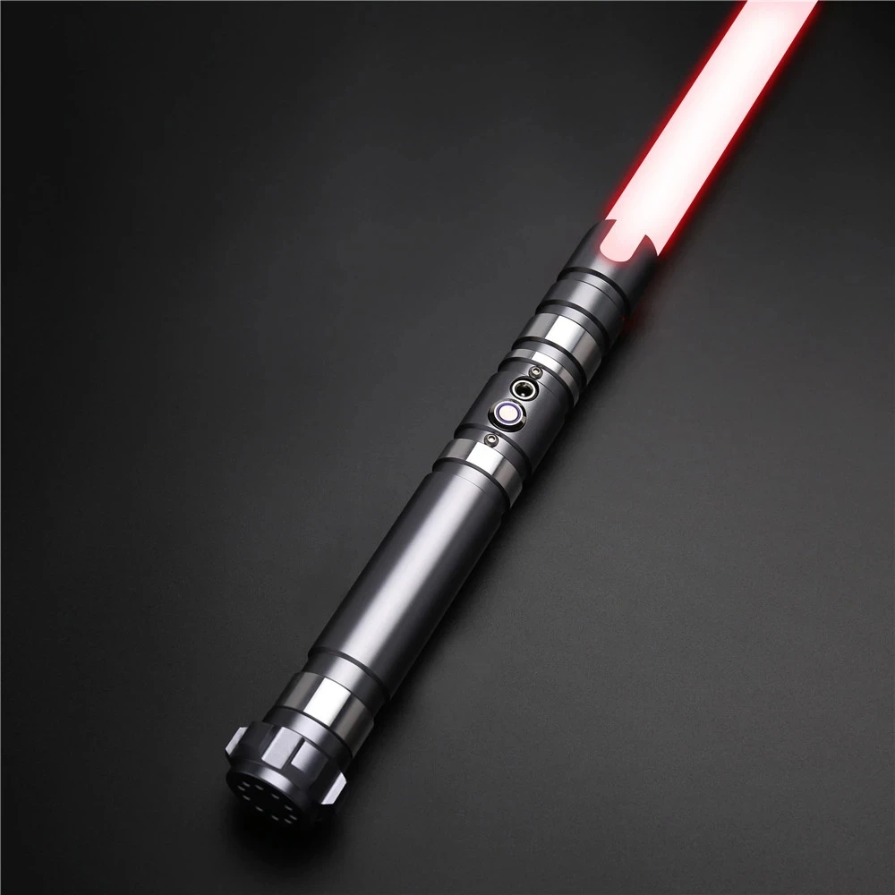 Металлический световой меч RGB лазерный Espada Saber De Luz Rave оружие 12 цветов Изменение 5