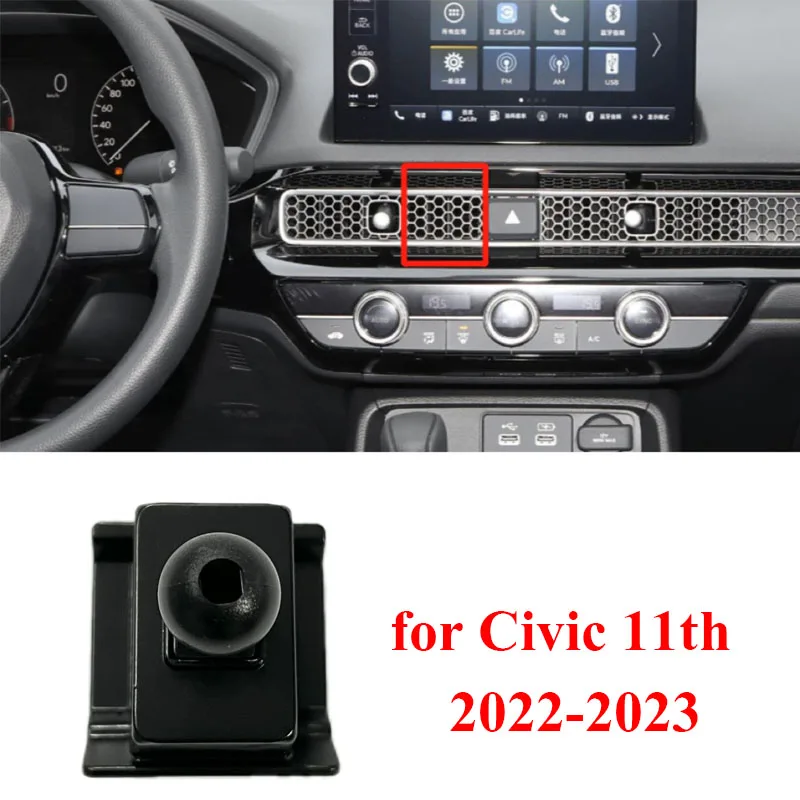 Автомобильный держатель для телефона Honda Civic 11 поколения 2022 2023 2024 (art.: 3920c843e5cd2) - 3920c843e5cd2