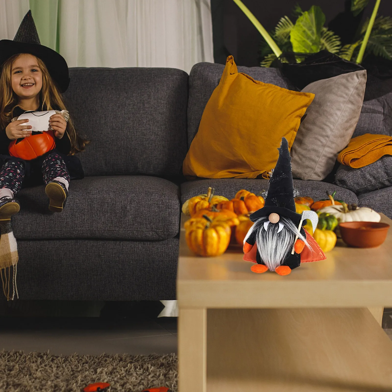 

Декоративные украшения в виде Гнома На Хэллоуин, безликая кукла, Искусственная елка, белые, серебряные, золотые рождественские украшения