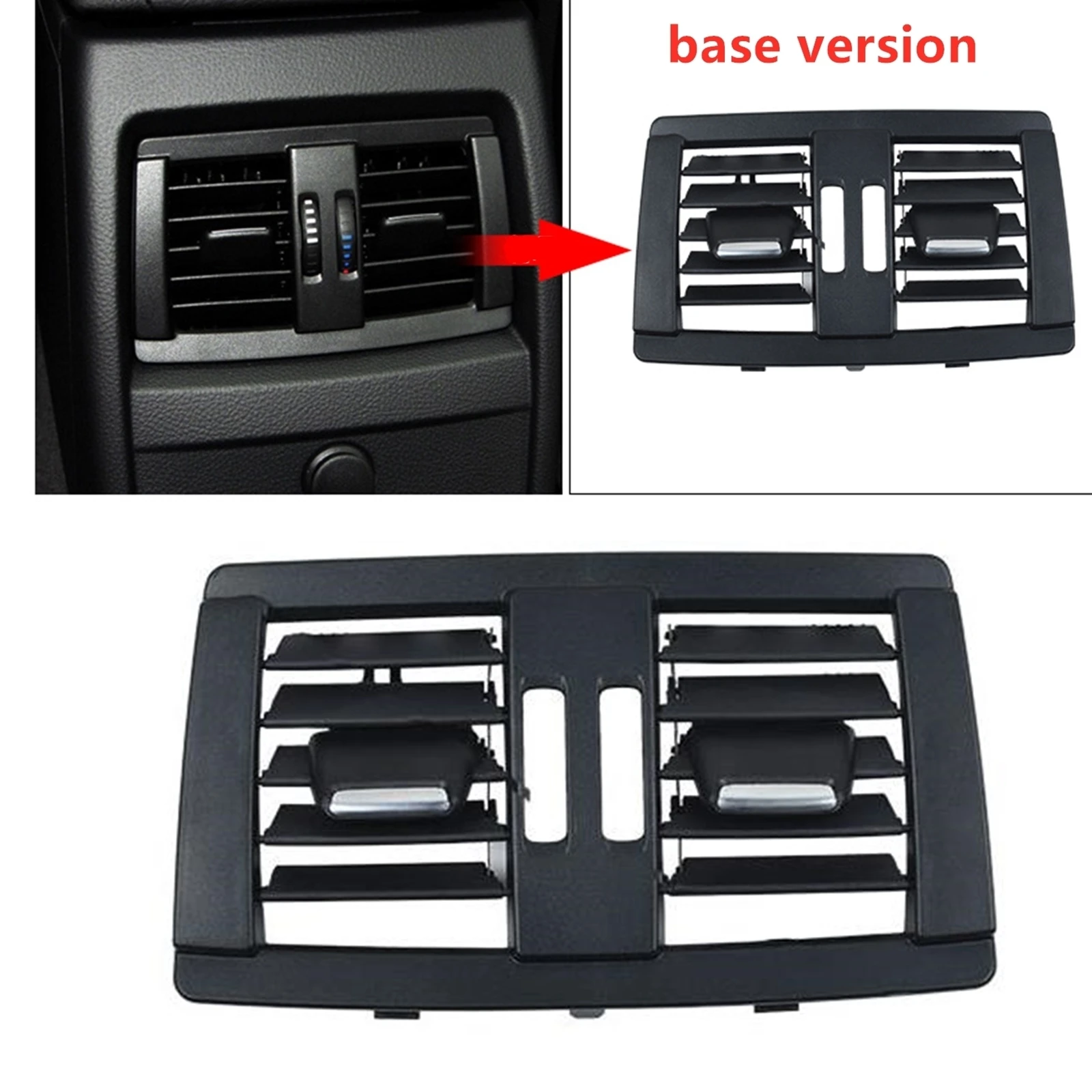 

Rear Center A/C Air Outlet Vent For BMW 3 Series F30 F35 318 320 2014-2020 Base Version Car Middle Conditioner Fresh Flow Grille