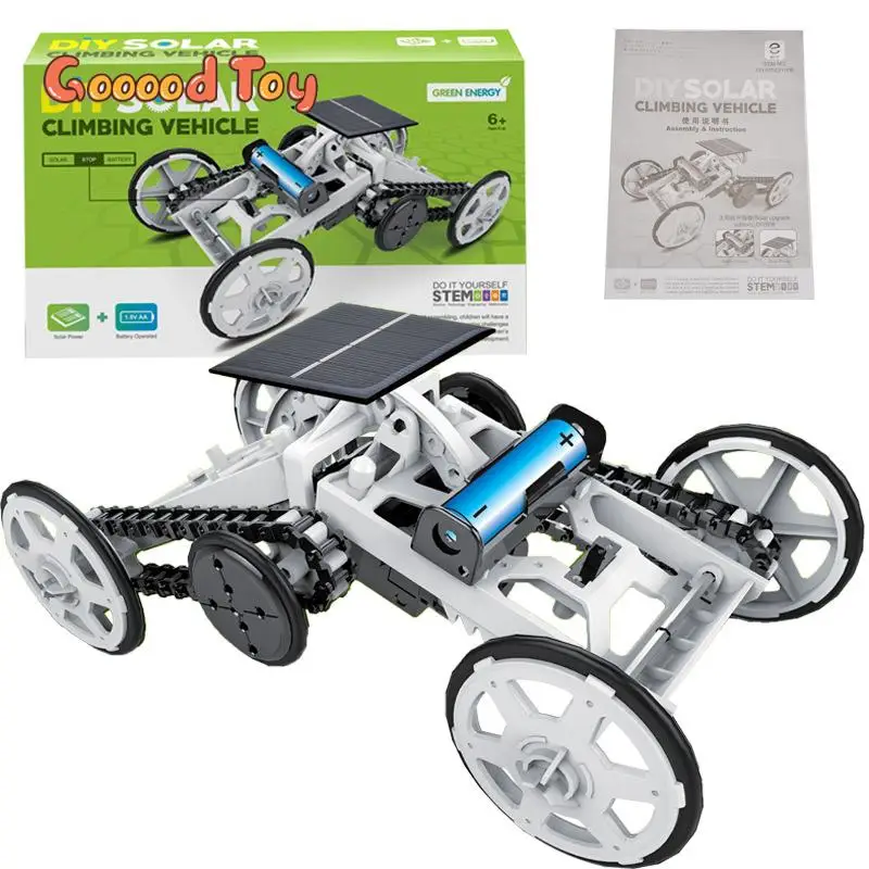 

Умные игрушки на солнечной батарее, автомобиль, новые детские игрушки, технологическая батарея на солнечной энергии, электропитание, универсальные автомобили-роботы для скалолазания