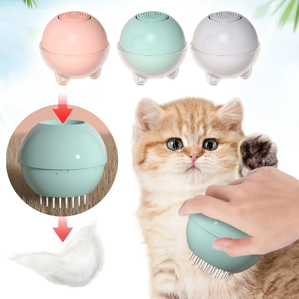 

Расческа для домашних животных, самоочищающаяся щетка для груминга кошек и собак