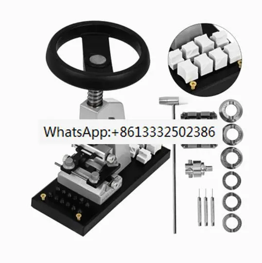 

5700 Adjustable Watch Case Back Opener Unlock Caseback Machine Screw Oyster Style Watch Repair Tool Kit for Watchmakers