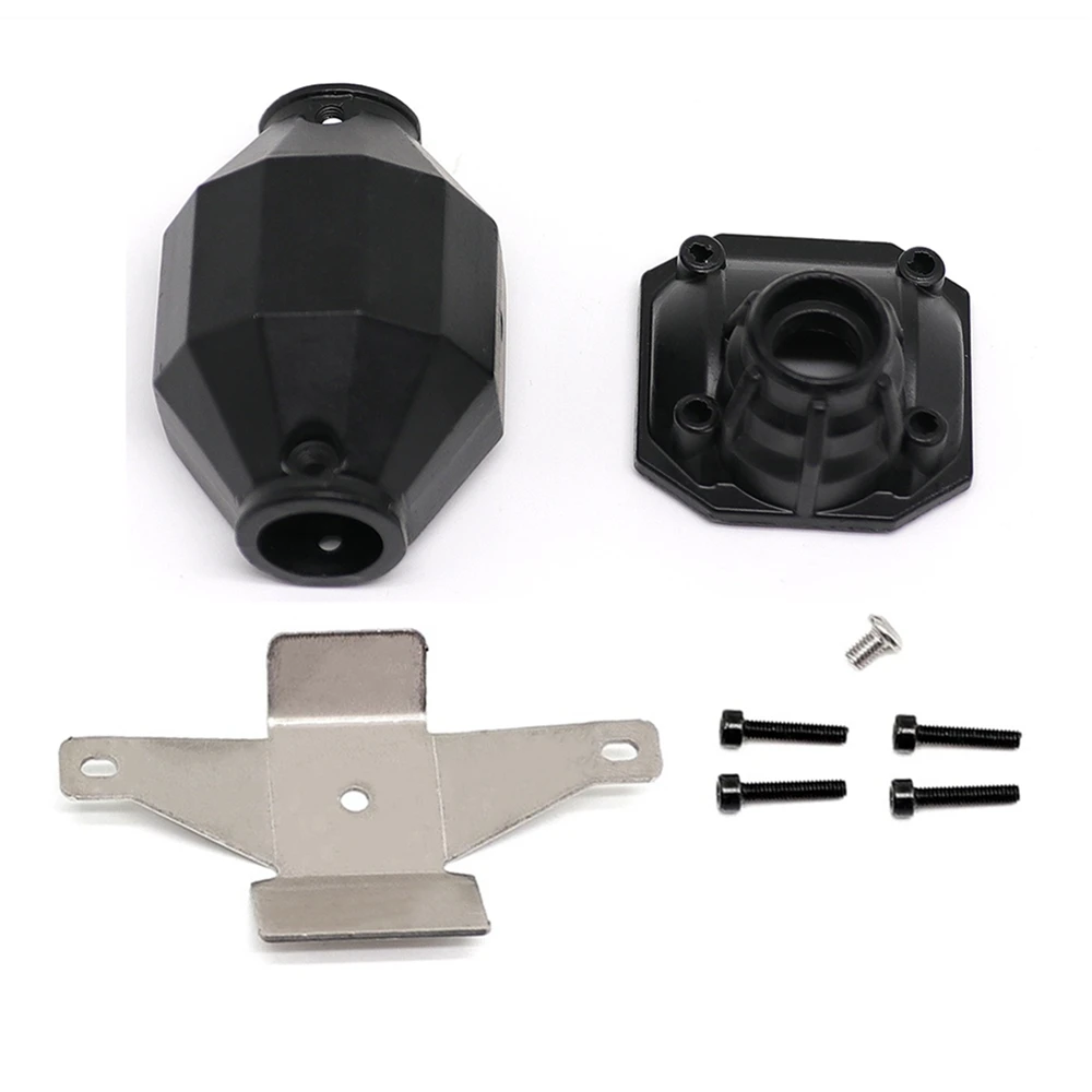 

Металлический Чехол Шестерня корпус с защитой для 1/10 RC Crawler Axial SCX10 I II 90046, детали для обновления, 1