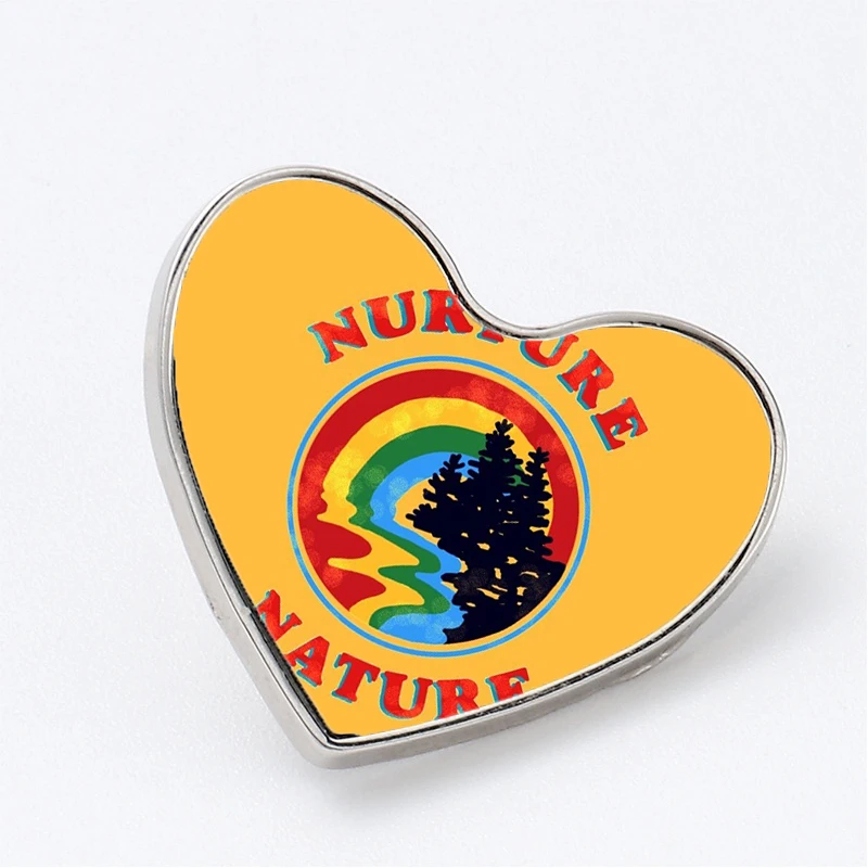 

Nurture Nature винтажные экологически чистые Броши Vso Заколки ювелирные изделия аксессуары на заказ брошь модные значки на лацкан