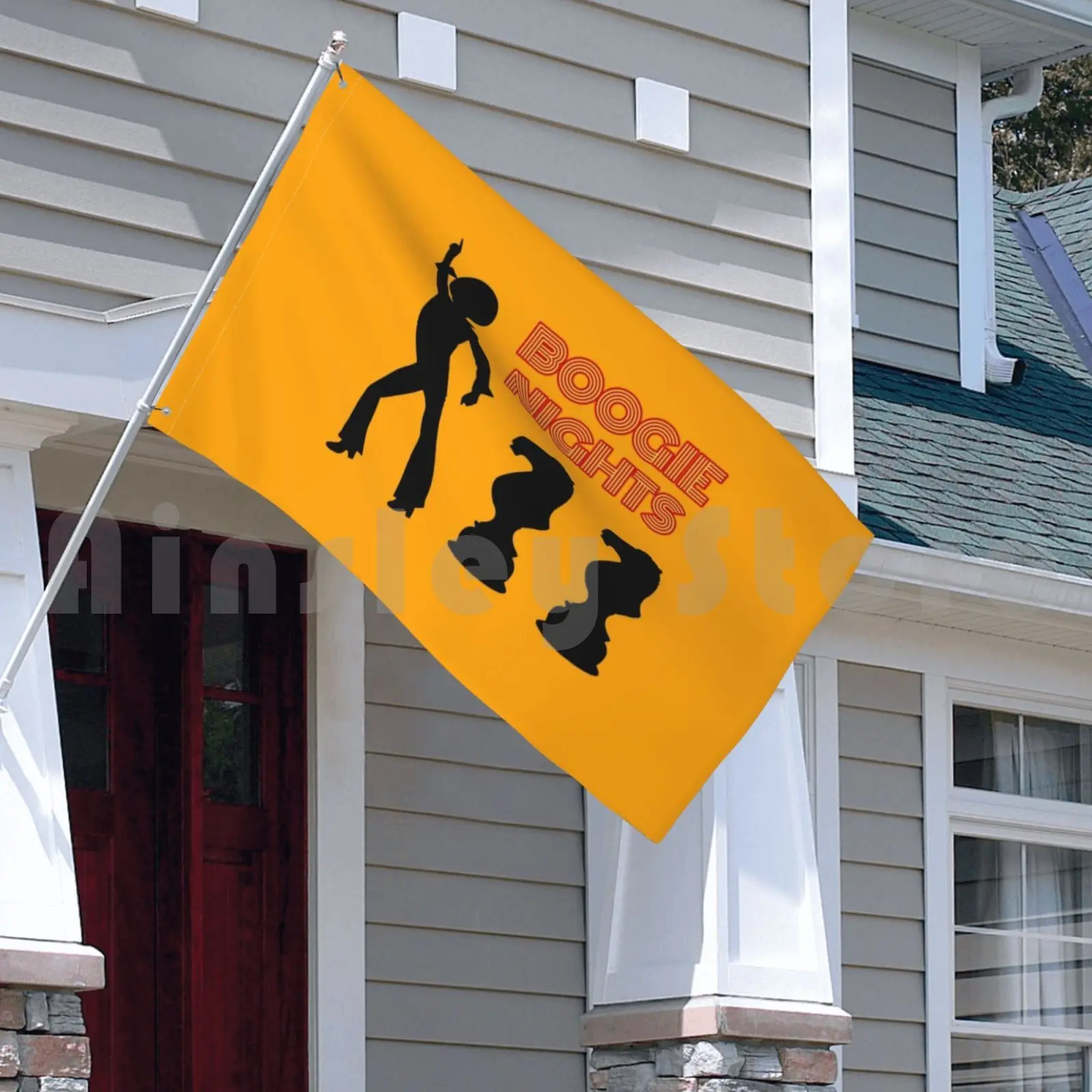 Буги-найтс Пиктограмма Плакат с фильмом для уличного декора, флаг для автомобиля, кино.