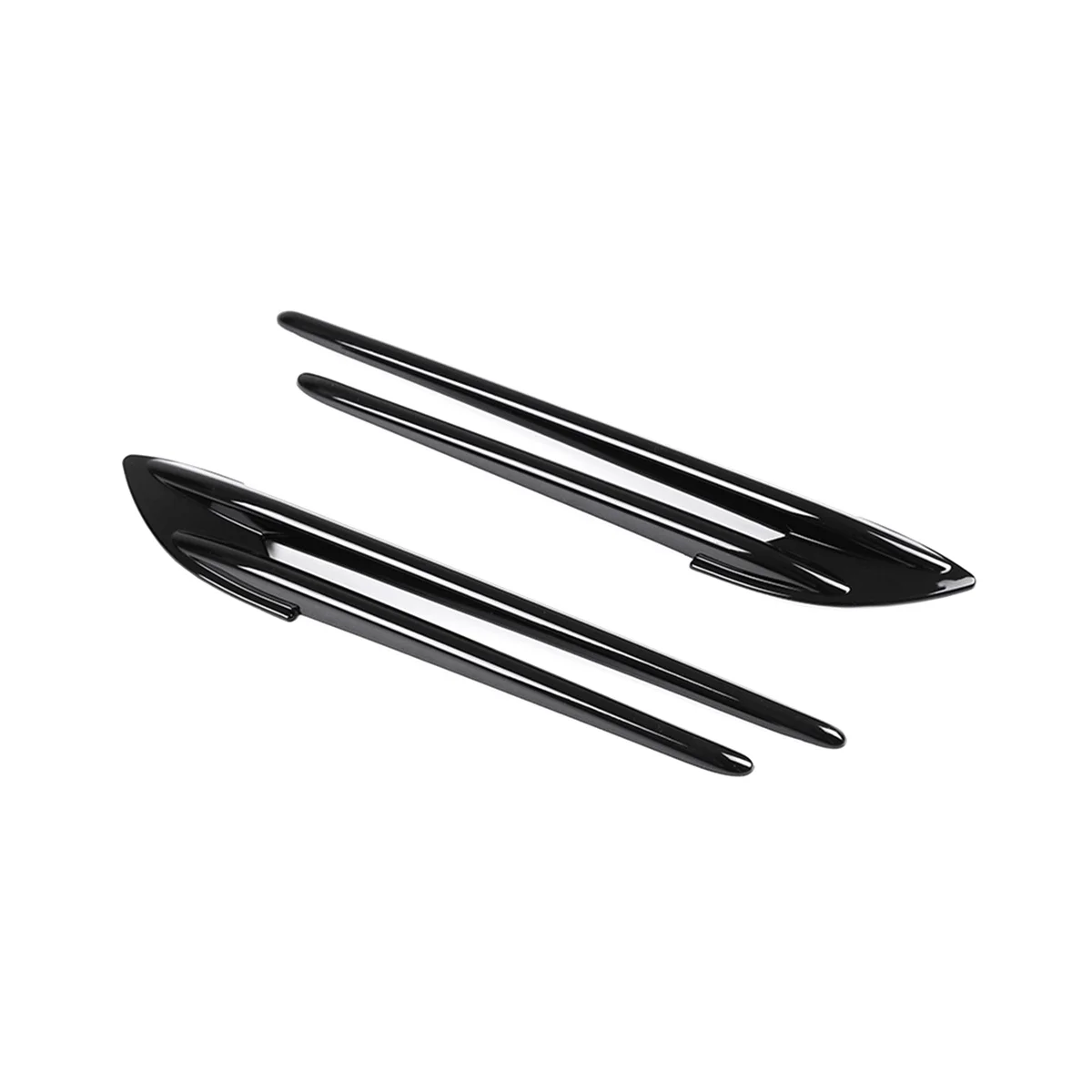 

Black Car Side Air Fender Vent Wing Trim Cover Strip for Subaru BRZ 2017-2020