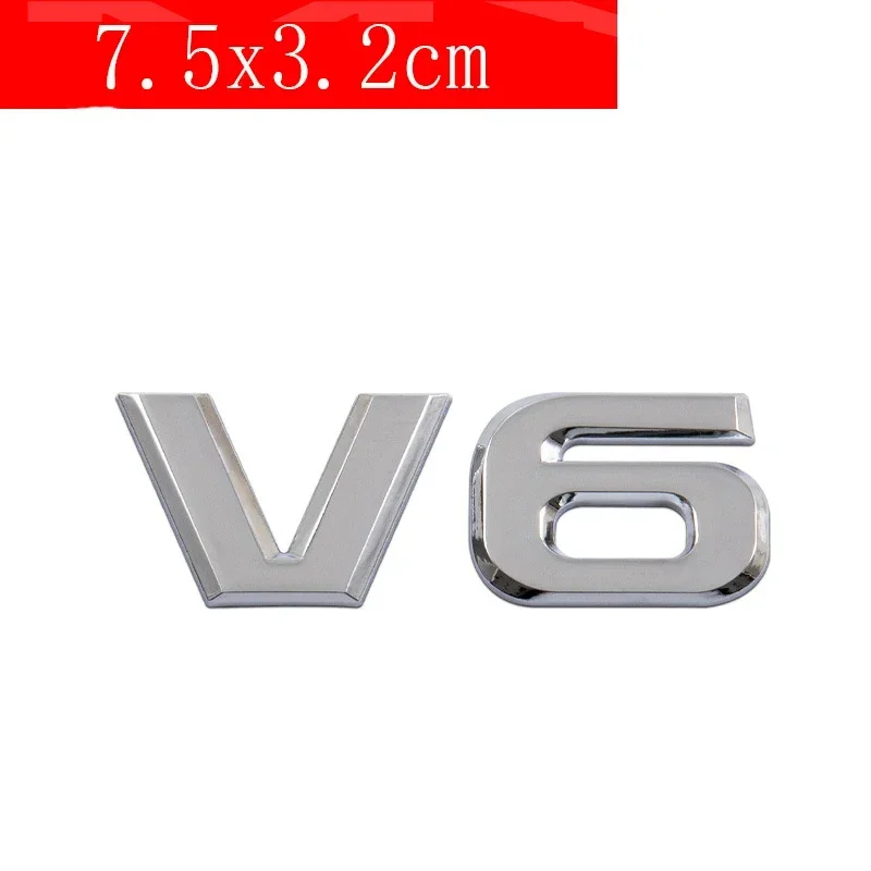 Металлическая Эмблема кузова автомобиля наклейка на заднюю часть багажника lebi V6