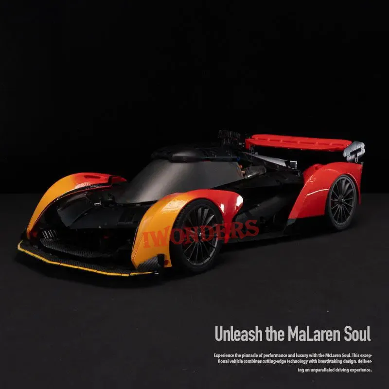 Технические строительные блоки 1:10 SOLUS GT 2135 шт. гоночная модель суперкара