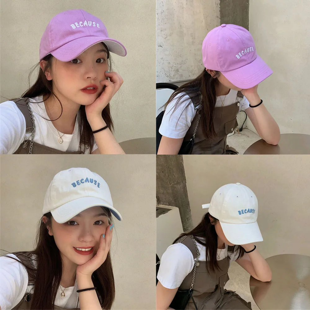 

Fashion Japanese Baseball Cap Spring And Summer Fresh Letters Embroidered Adjustable Men Women Caps Fashion Outdoor Sport Hats