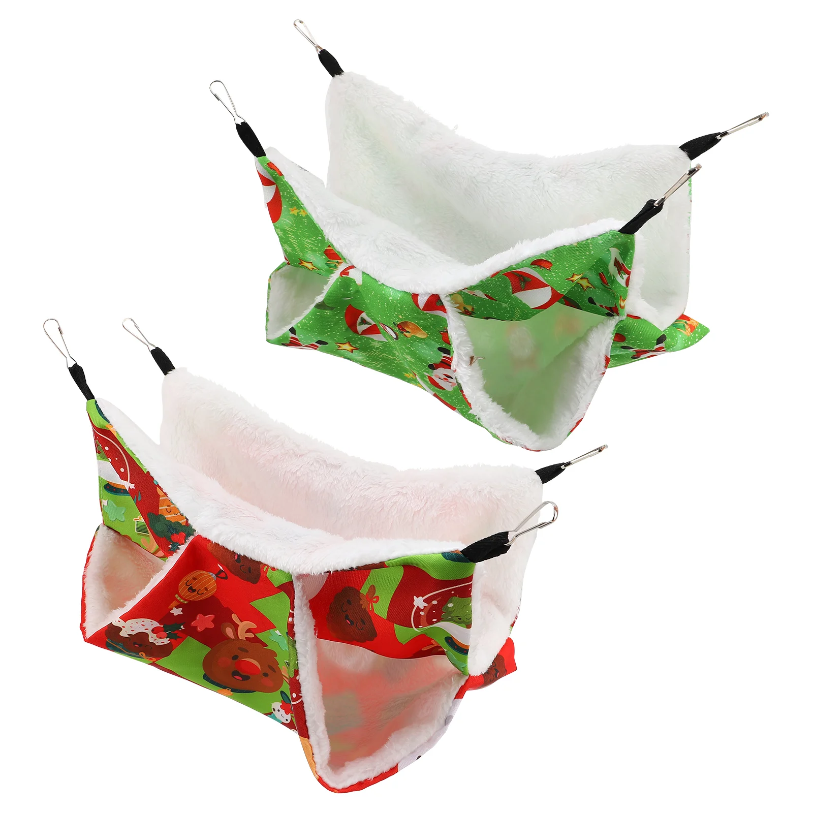 

2Pcs Warm Hammock Hamster Hanging Sleeping Practical Hamster Hanging