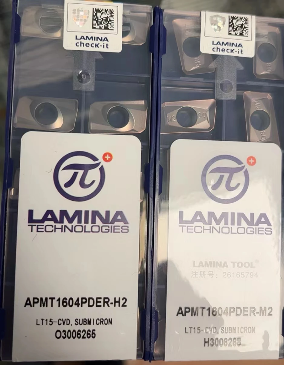 APMT1604PDTR LT30/APMT1604PDER-H2 LT15/APMT1604PDER-M2 LT15 APMT1604PDER LAMINA CNC carbide inserts 10pcs/box