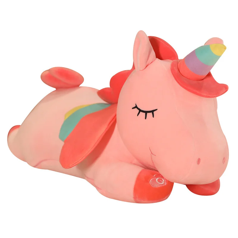 Электрическая массажная подушка с единорогом плюшевая игрушка