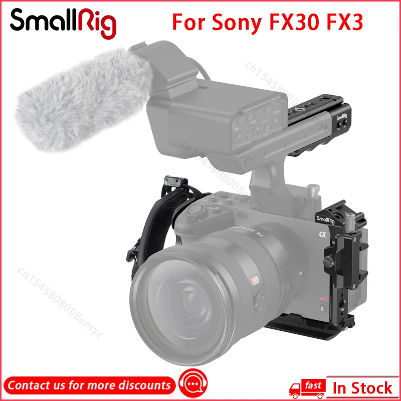 

SmallRig Handheld Camera Cage Kit Full Cage Protective for Sony FX30 FX3 FX 30 4183 4184