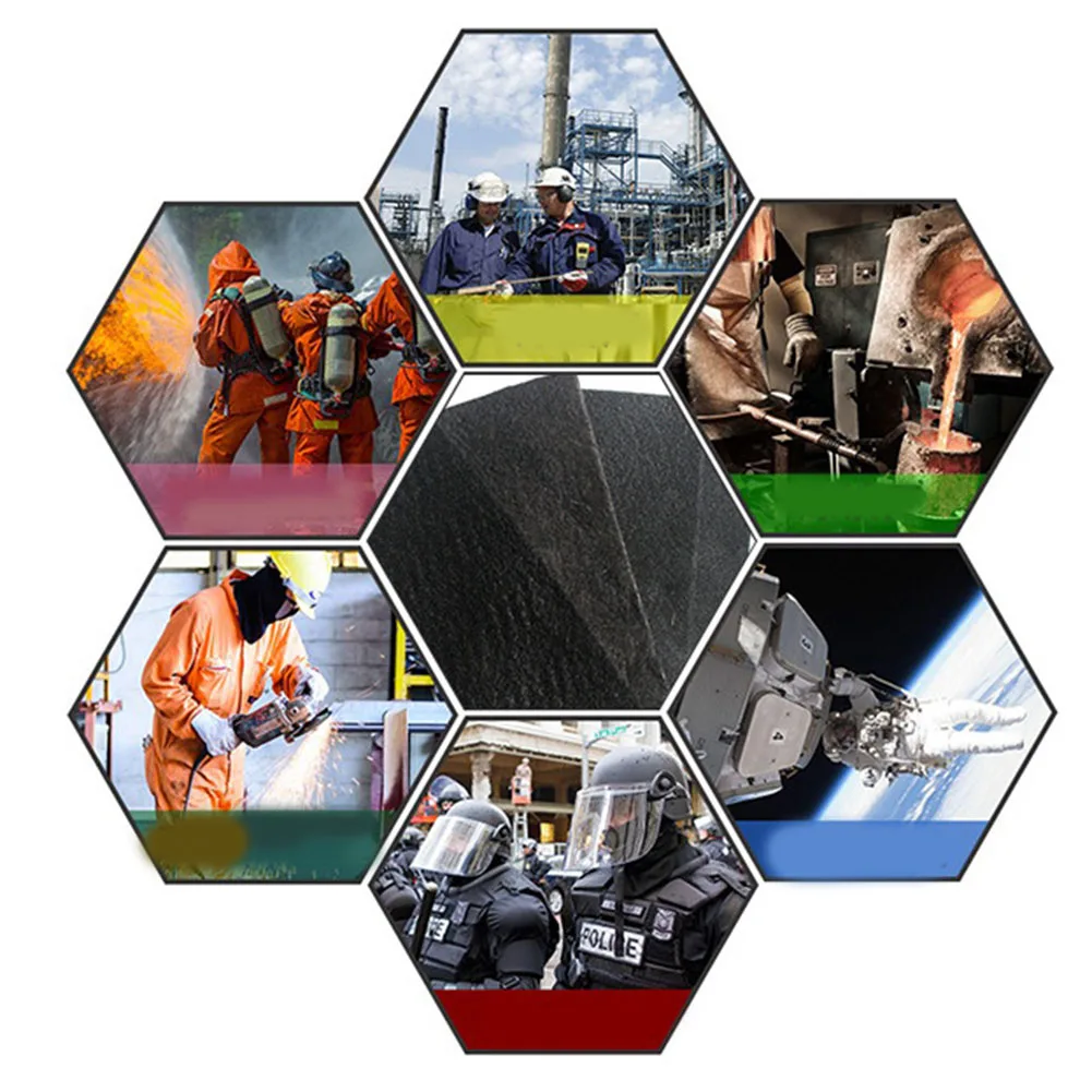 Сварочное одеяло из углеродного волокна фетровый высокотемпературный защитный