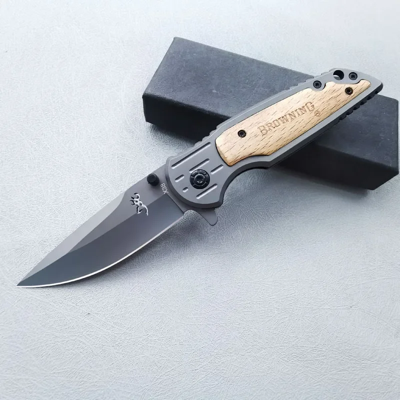 Стальной складной нож для кемпинга на открытом воздухе мужчин портативный