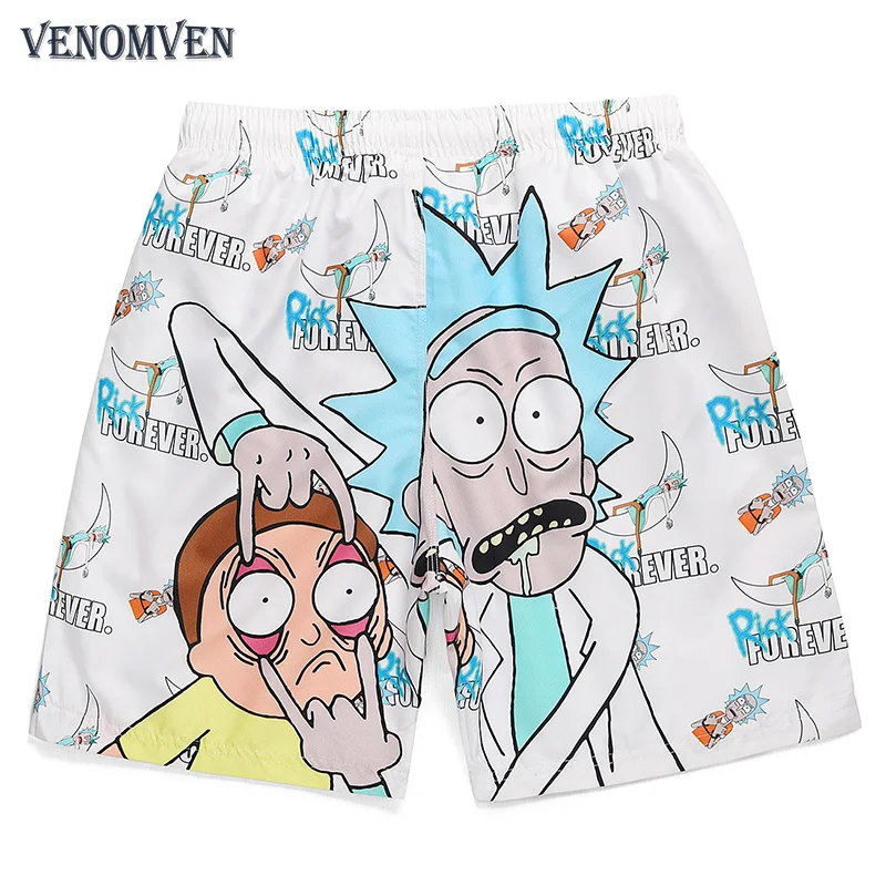 

Повседневные мужские шорты с мультяшным аниме, модные пляжные штаны для отпуска, быстросохнущие спортивные шорты для бега, баскетбола, берм...