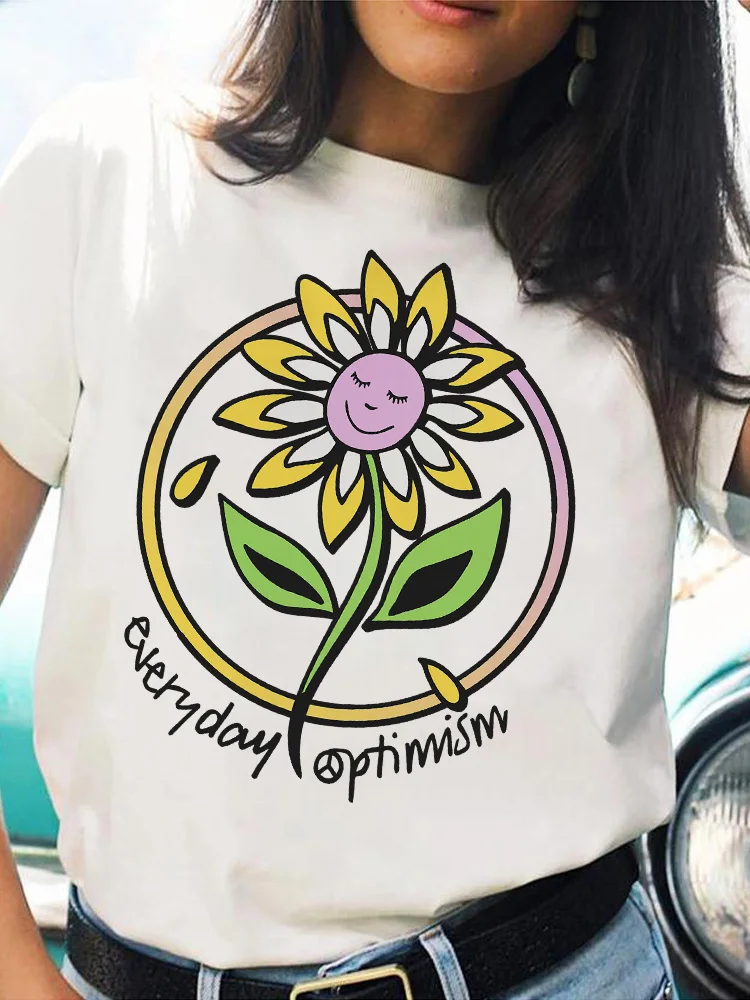 

Suggestions Short Sleeves T-shirts For Woman 2022 Graphic T-shirt Printed Tshirt Lively Flower Women O-neck Girls Tops Summer
