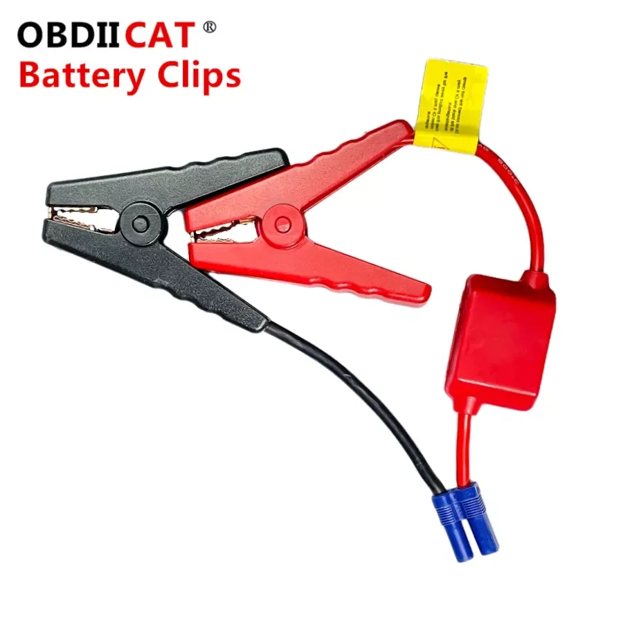 

Red Black Battery clip Connector Emergency Jumper Cable Clamp Booster Battery Clips for Universal 12V Car Starter Jump