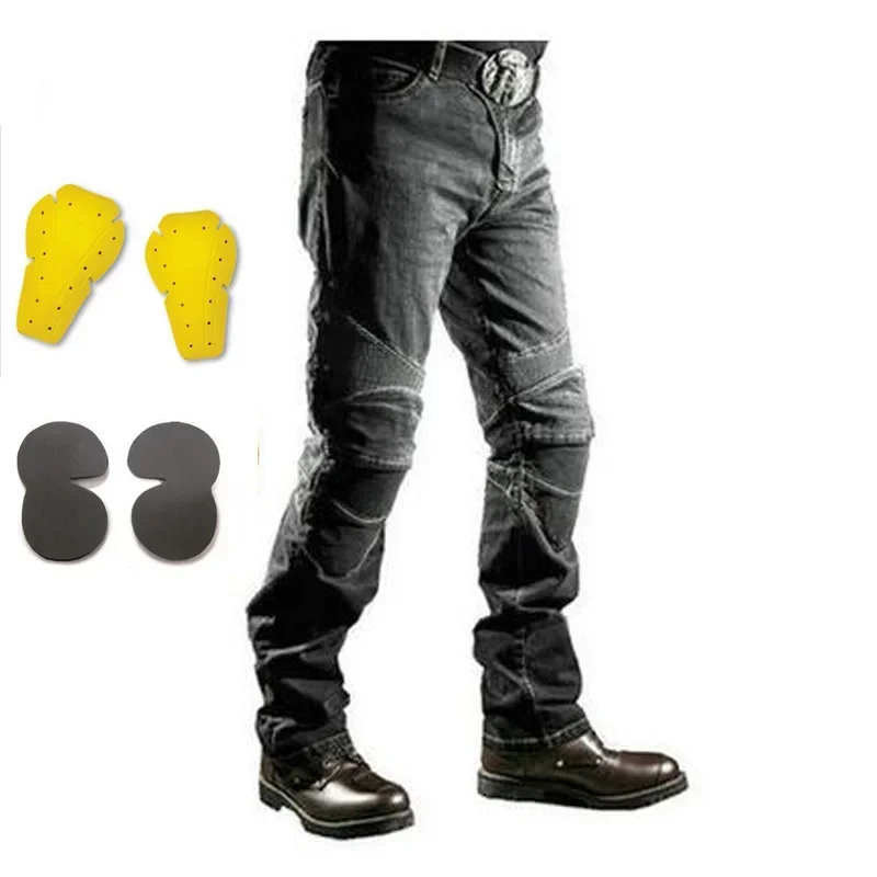 Новые мотоциклетные джинсы защитное снаряжение брюки для езды на мотоцикле