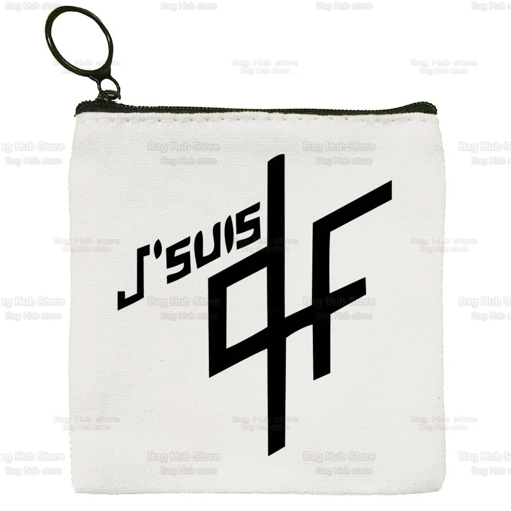 Le Monde Chico Album PNL Rapper Coin Purse Female Fabric Small Purse Mini Clutch Bag Cute Canvas Key Case Coin Purse