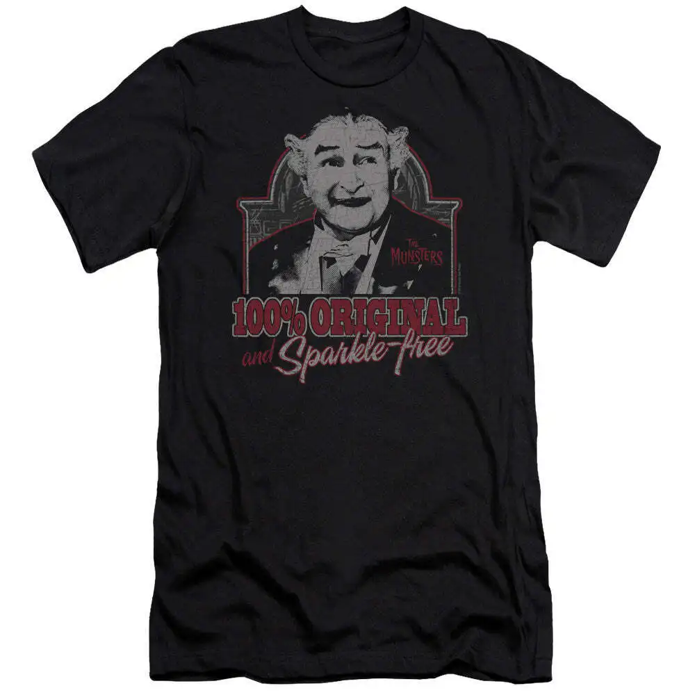 100 оригинальная Мужская облегающая футболка Munsters