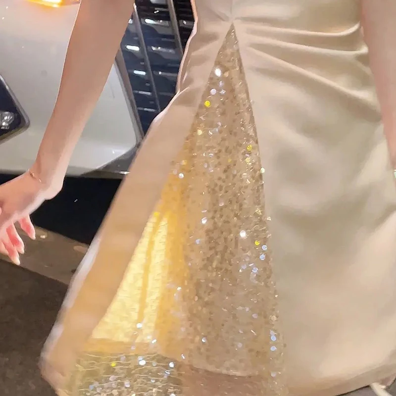 Женское облегающее мини-платье с коротким рукавом элегантное Сетчатое платье