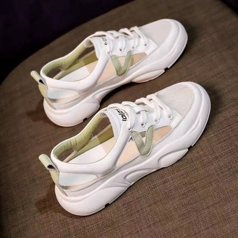 IRQ Женские движущиеся туфли с закрытым носком 20 крутые 24-летние новые летние