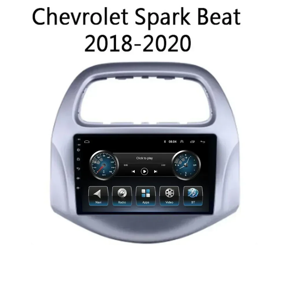 Автомобильный радиоприемник Android 13 для Chevrolet SPARK Beat 2019 2020-мультимедийный плеер 2 din