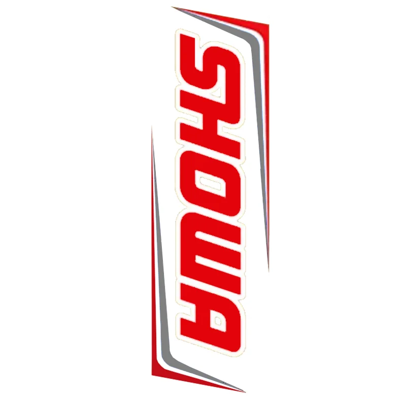 

Car Styling and Decals Motorcycle Locomotive Exhuast Brake Decorate Racing Sticker for SHOWA Suspension 17*4cm