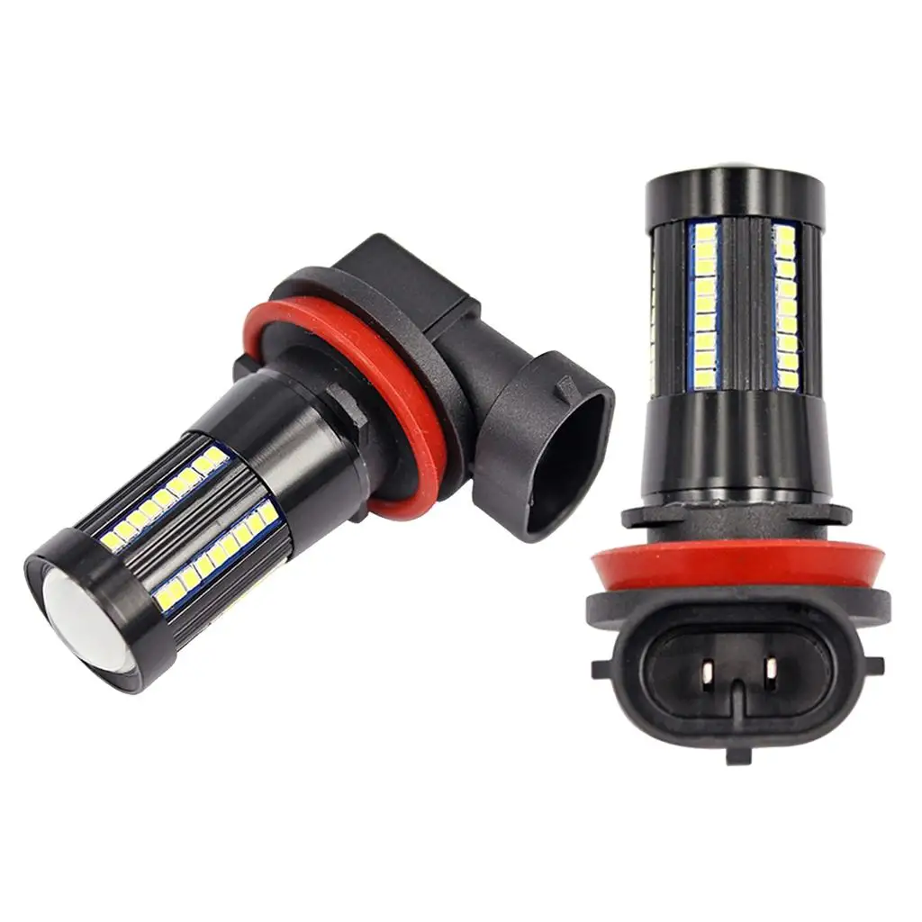 2 шт. светодиодный Автомобильные светодиодные лампы H8 / H11 SMD 33 Вт Белый 1200K