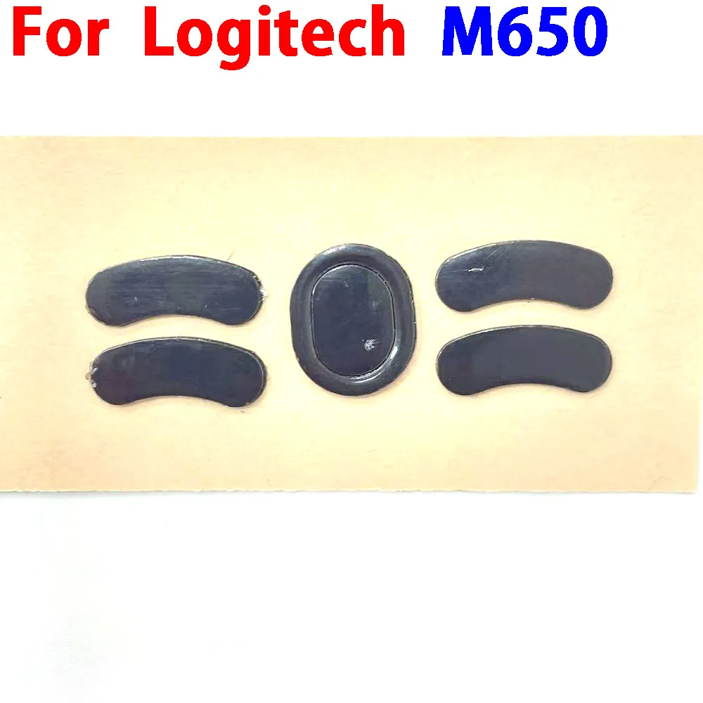 

Hot sale 1set Mouse Feet Skates Pads For Logitech M650 Wired wireless Mouse White Black Anti skid sticker replacement