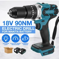 13mm mini home brushless electric cordless impact drill electric screwdriver 18v rechargable wireless wrench tools impact drill