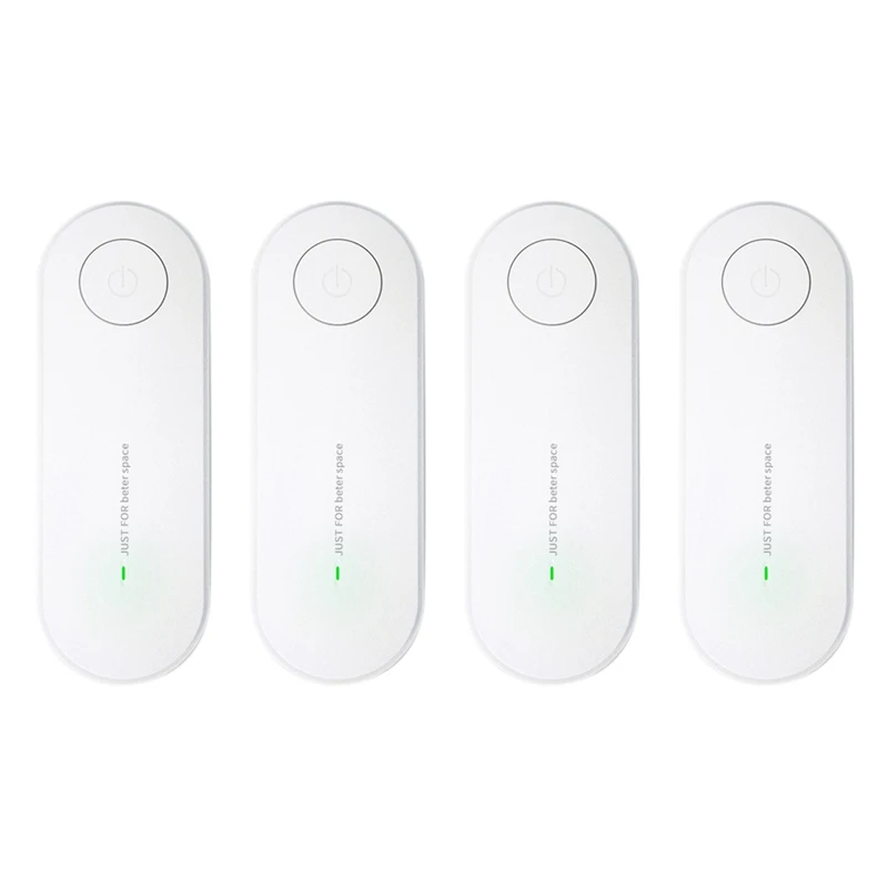 

4X Plug In Air Purifier For Home Cleaner Mini Air Ionizer To Remove Smoke White US Plug