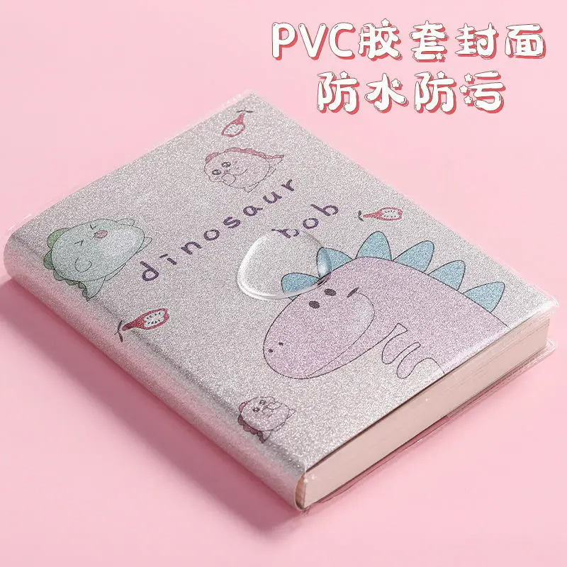 

4PCS/SET Notebook Cute Little Diary Notebook Student Stationery Thickened Plastic Sleeve Mini Planner Kawaii Diary