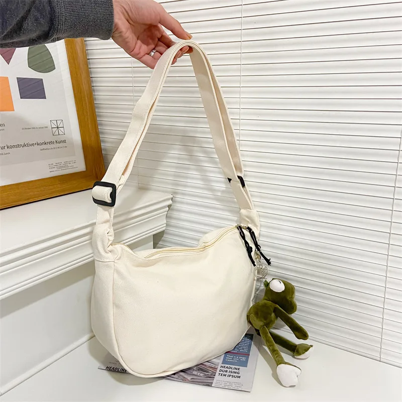 

Холщовые сумки-мессенджеры для женщин, повседневные дамские сумочки, однотонные вместительные женские сумки на ремне через плечо
