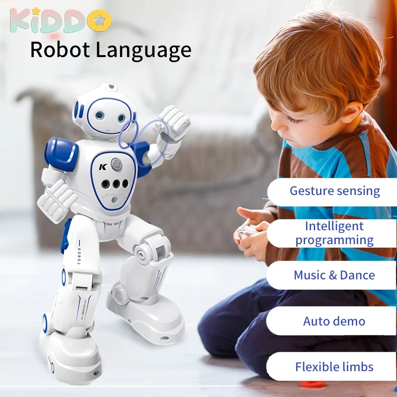 

RC Robot Toys Gesture Sensing Remote Control Intelligent programmed by electric Robot Toys Dancing Music Birthday Education Gift